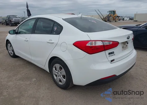 2016 Kia Forte Lx из США, поврежденный, VIN KNAFK4A63G5484190